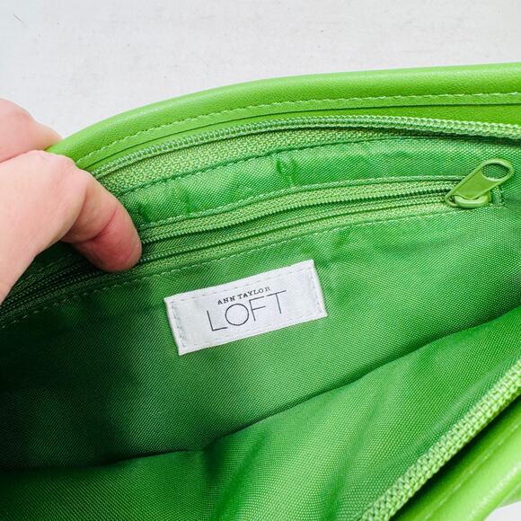 Y2K LOFT Pink and Green Plaid Bow Clutch Pouch Mini Bag - Picture 2 of 6